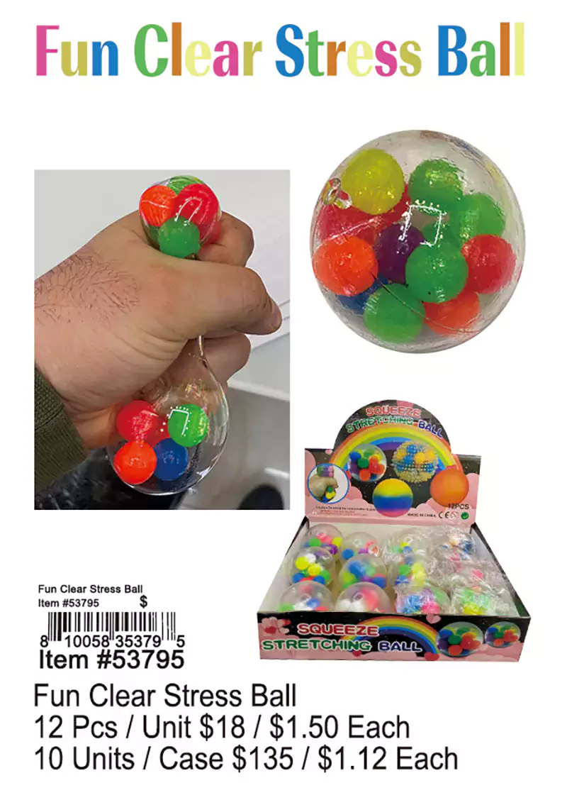 Fun Clear Stress Ball